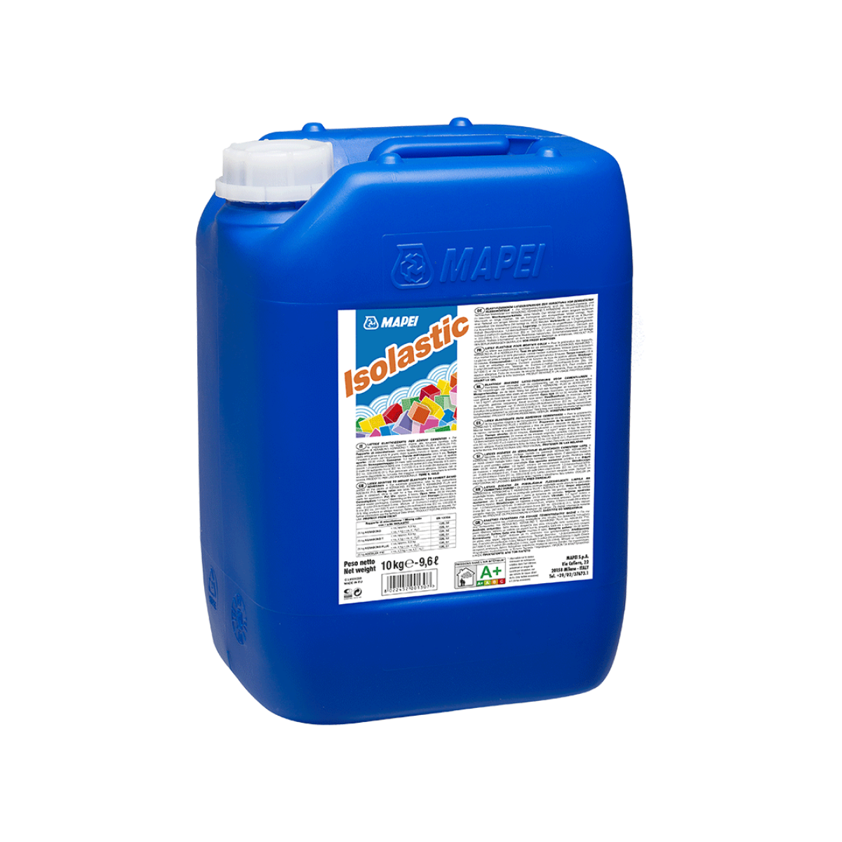 Mapei Латексная добавка для плиточных клеев Isolastic, 10 кг
