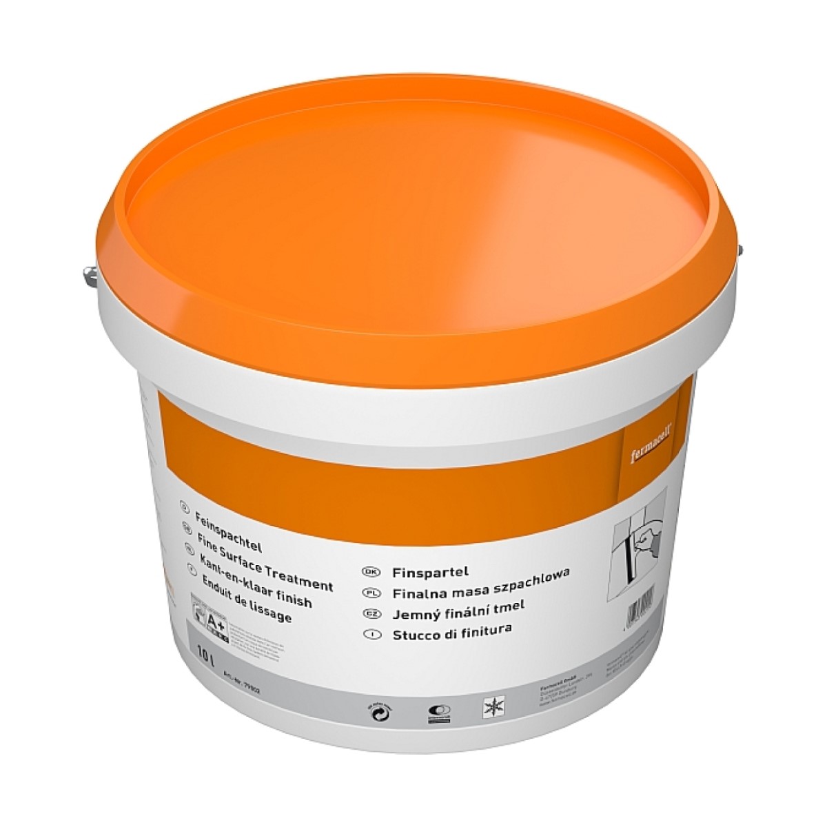 Fermacell Špaktele virsmas nobeigumam, gludai virsmai, 10L