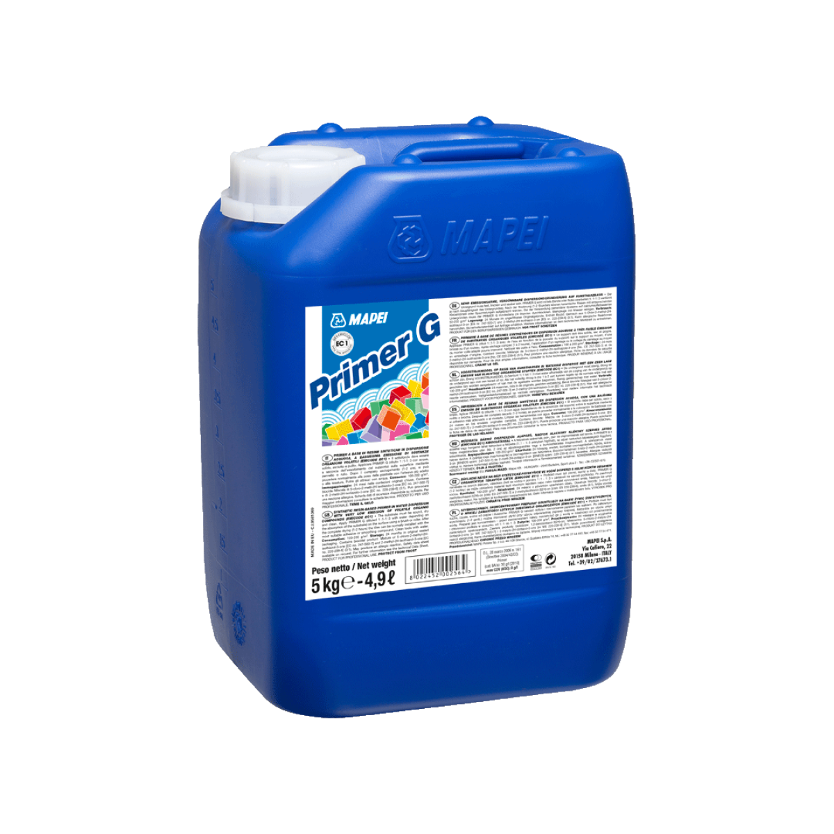 Mapei Grunts Primer G Концентрат для использования при внутренних работах , 10 kg
