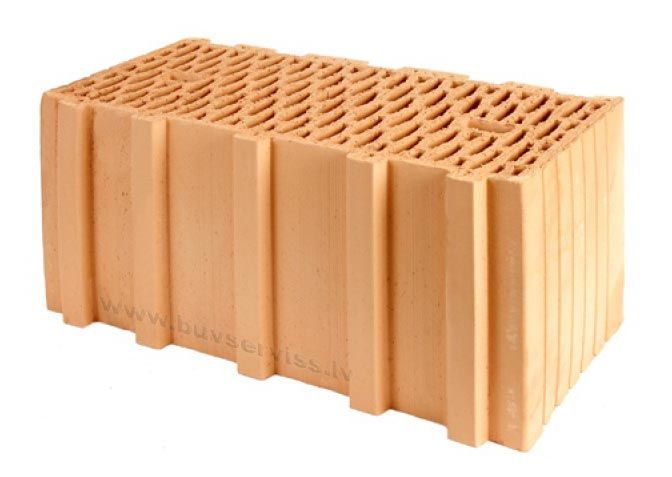 Lode Keraterm 51 celtniecības bloki, 250x510x238mm, 1.46m3