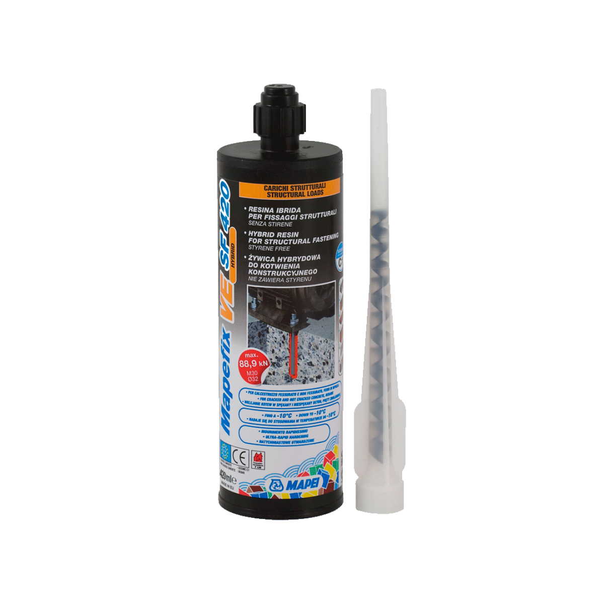 Mapei Двухкомпонентный анкерный состав для высоких нагрузок Mapefix VE SF, 300ml