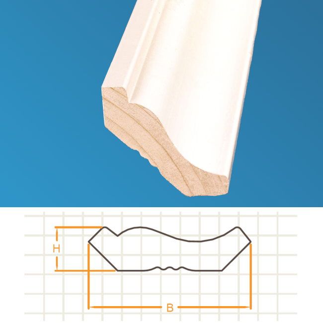 <b>Karnīze</b> Balta 12x56x2400