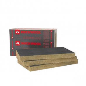 Rockwool Ventirock F Pretvēja izolācijas plāksnēs ar stikla šķiedras auduma pārklājumu, 180x600x1000mm, palete 36m2