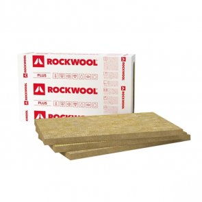 Rockwool Frontrock Plus Akmens vates plāksnes fasādei, zemapmetuma ārsienu siltināšanai 250x600x100mm, iepak. 0.6m2