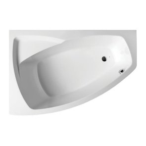 Balteco Rhea Akrila vanna ar rāmi, sifonu, paneli, 169x118cm, kreisā puse, balta