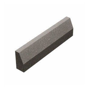 Stoneroc Ietves apmale, 60x130x500mm, melna