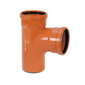 Uponor Infra Ultra Classic Ārējās kanalizācijas noapaļots trejgabals 88°, D110/110mm