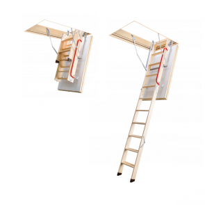 Fakro Bēniņu kāpnes, trīsdaļīgas LWT Passive House, 280cm, 62x122cm