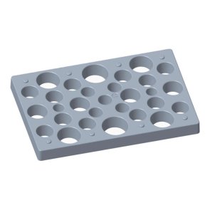 Montāžas plāksne, plastmasas, 120x50x5mm