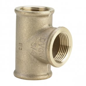 Viega Trejgabals, iekšējā vītne, 3/8x3/8x3/8 collas, bronza