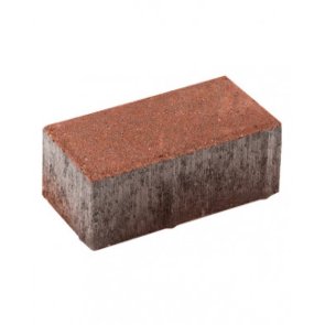 Betono Mozaika Bruģis Prizma 8B 200x100x80mm, sarkans, 8.64m2 (palete)