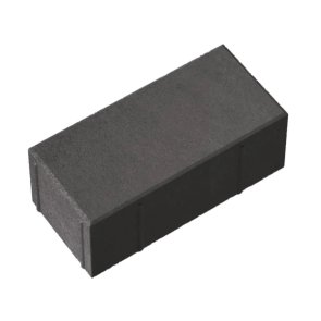 Stoneroc Nunna 80 bruģis, 200x100x80mm, melns, 10.8m2 (palete)