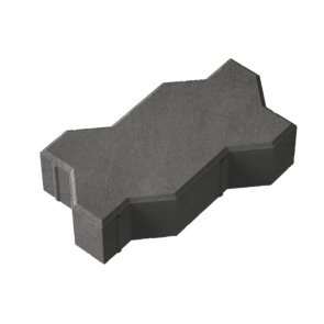 Stoneroc Uni 60 bruģis, 225x112.5x60mm, melns, 10.3m2 (palete)
