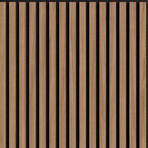 ILLI Marcato Akustiskais sienas panelis, finierēts, melns filcs, 600x600x18mm, 0.36m2, rieksts