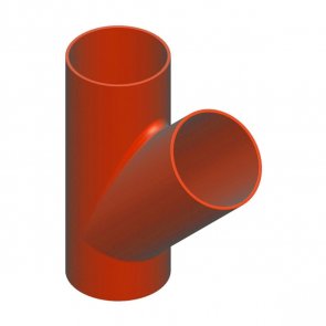 Duker SML Atzars 45°, DN 80x50mm