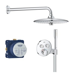 Grohe Grohtherm SmartControl Euphoria 260 Iebūvējama dušas sistēma ar termostatu, hroms
