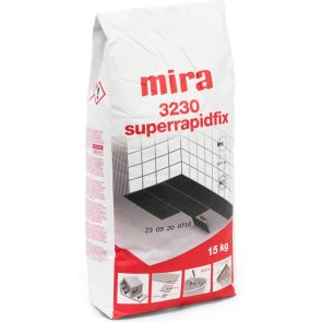 Mira 3230 superrapidfix ātri cietējoša flīžu līme (C2FT S1), 15kg