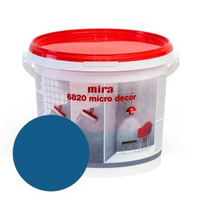 Mira 6820 Micro decor Sienu mikrocememta dekoratīvā špaktele, okeāna zila, 3kg