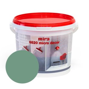Mira 6820 Micro decor Sienu mikrocememta dekoratīvā špaktele, olīvu zaļa, 3kg