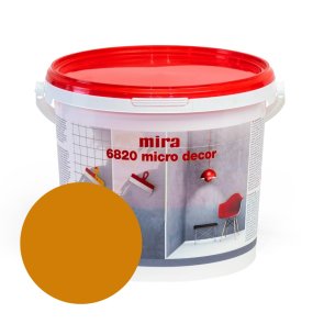 Mira 6820 Micro decor Sienu mikrocememta dekoratīvā špaktele, oranža, 3kg