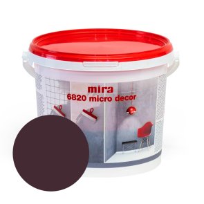 Mira 6820 Micro decor Sienu mikrocememta dekoratīvā špaktele, vīna sarkana, 3kg
