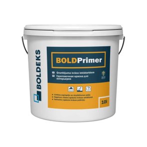 Boldeks BOLDPrimer Gruntskrāsa iekšdarbiem, balta 10L