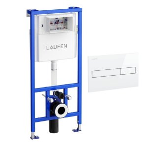 Laufen LIS CW1 Iebūvējamais rāmis podam, 112x50cm, taustiņš LIS duo, balts