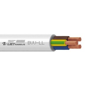 Lietkabelis BVV-LL / OMY Daudzdzīslu kabelis 3x1.5mm2, 5m