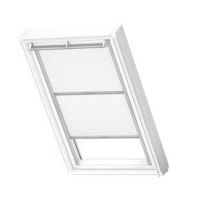 Velux DFD Duo Gaismu necaurlaidīgas jumta logu žalūzijas ar rokas vadību, ar alumīnija sliedēm, MK04, 78x98cm, baltas