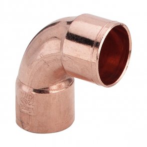 Viega Kapara leņķis 90°, lodēti pieslēgumi, 15 mm