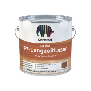 Caparol Capadur F7-LangzeitLasur Koksnes lazūra ar augstu izturību pret atmosfēras ietekmi un aizsardzību pret UV stariem, bezkrāsaina 0.75L