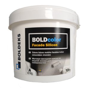Boldeks BOLDcolor Facade Silicon A Fasādes krāsa minerālām virsmām, matēta, 10L