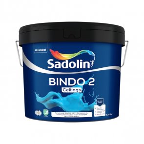 Sadolin Bindo 2 Tīri balta krāsa griestiem BW 9L