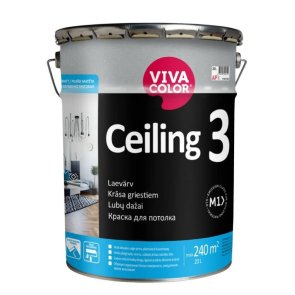 Vivacolor Ceiling 3 AP Griestu krāsa, pilnīgi matēta 20L