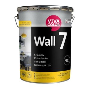 Vivacolor Wall 7 A Sienas krāsa, matēta 18L