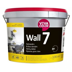 Vivacolor Wall 7 A Sienas krāsa, matēta 9L