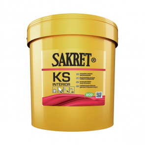 Sakret KS Interior Silikāta krāsa iekšdarbiem, A Bāze, pilnīgi matēta, 2.7L