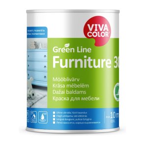 Vivacolor Furniture 30 Krāsa mēbelēm, pusmatēta, bāze A, 0,9L
