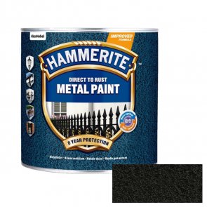 Hammerite Hammered Metāla aizsargkrāsa, āmurkaluma virsma, melna 2.5L 