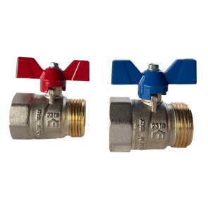 Purmo Lodveida vārsti, taisni, 1"-1"x58mm (2gab)