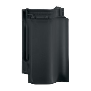 Monier Rubin 13V Māla rindu dakstiņš, angobēts, melns