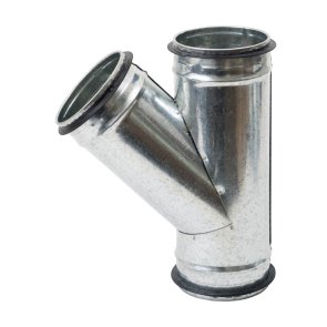 Europlast TVS Trejgabals ar gumijām 45°,  D125/125mm