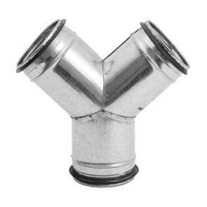 Europlast YVS Trejgabals ar gumijām 45°, 100/100/100mm