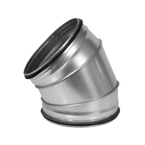 Europlast BFS Metāla līkums, ar gumijām 45°, D160mm