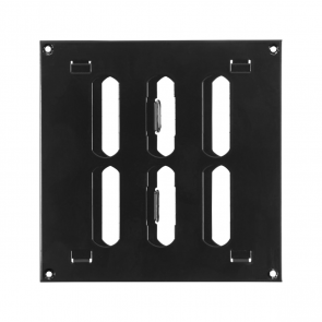 Europlast Reste metāla regulējama 150x150mm, melna