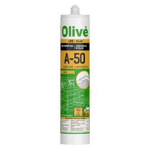 Olive Клей-герметик A-50 для внутренних и наружных работ , balta 290ml