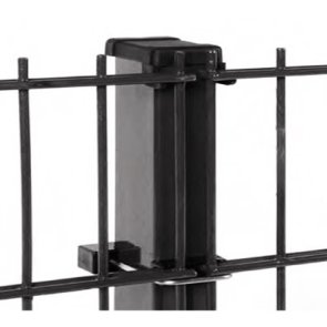 Vilmars Žoga panelis 2D, rūts 50x200mm, 6/5/6mm stieple, 1.63x2.5m, antracīta