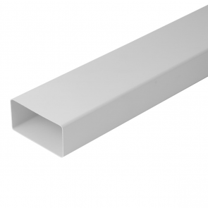 Europlast Plakanais taisnstūra kanāls plastmasas 110x55mm, 1m