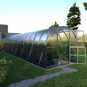 Baumera Klasika Siltumnīca ar pamatiem un polikarbonāta pārklājumu 4mm, 3x10m (30m2)