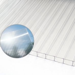 Šūnu polikarbonāts 0,55kg/m2, 4x1050x2000mm, caurspīdīgs